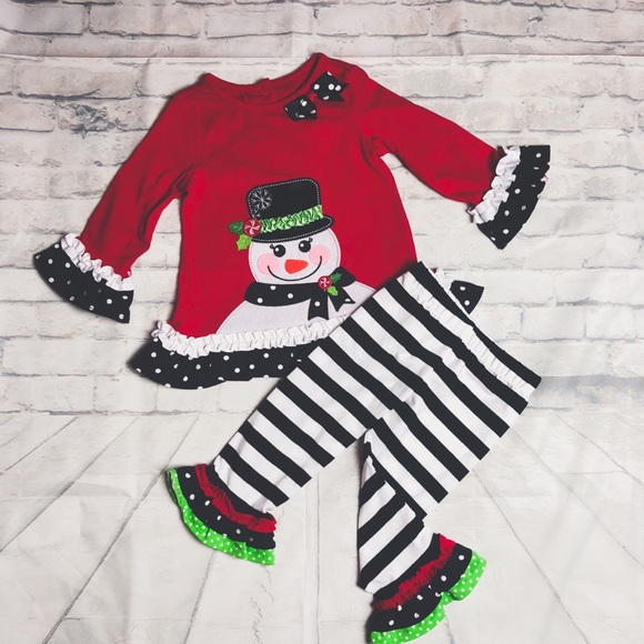 Christmas Holiday Snowman Outfit Rare Editions - Picture 4 of 8